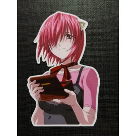 Lucy Kaede from Elfen Lied Glossy Sticker Anime Waterproof!