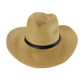 AfinderDE Unisex Straw Hat, Somme Cowboy Hat, Western Hat, Sun Hat, Beach Hat, Summer Hat, Anti-UV Hat, Outdoor Hat, 3, m
