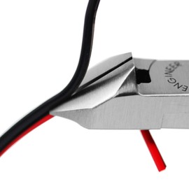 エンジニア 斜ニッパー 穴なし 片刃 ラウンド 159mm NN-56