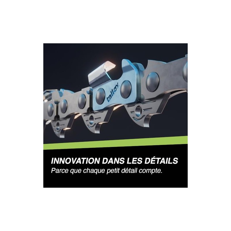 '3 Tallox Saw Chains 3/8 Inch 1.3 mm 62 TG