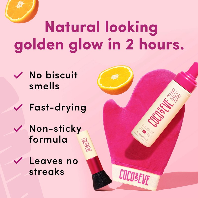 Coco & Eve Sunny Honey Bali Bronzing Bundle (Medium). All