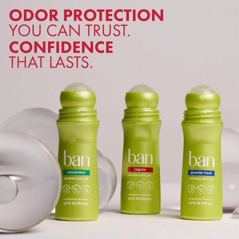 Ban Regular Scent 24-hour Invisible Antiperspirant