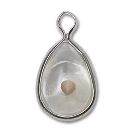 bliss Sterling Silver Mustard Seed Faith Medal Pendant Necklace 18'' Chain Gift Box