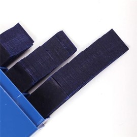 300 hojas de tiras de papel articulado dental, 55 x 18 mm, papel de prueba de color azul fino para un ajuste preciso de la mordida oclusal y pruebas de contacto, restauración dental suministros de