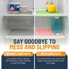 Refrigerator Liners for Shelves (8 Pack) by Linda’s Essentials -