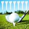 BOXOB 100pcs Plastic Golf Tees, Length 4-Prong White Bulk Golf