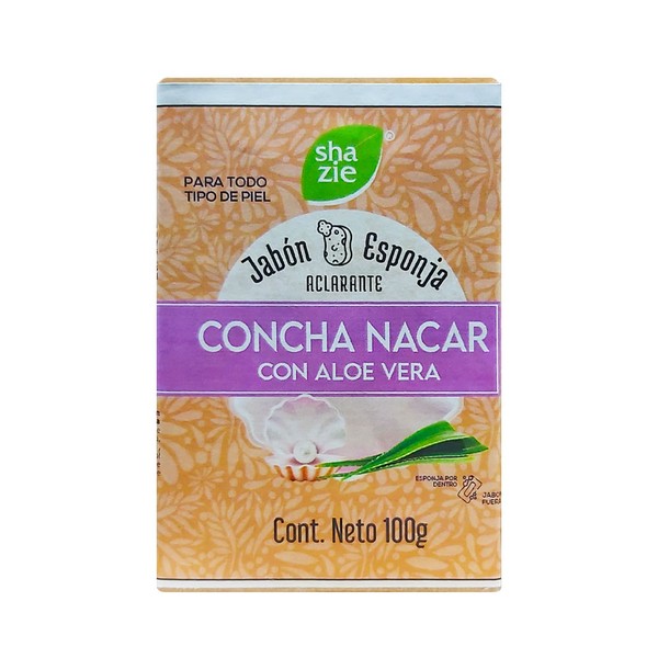 Jabón Esponja Concha Nacar 100 g Shazie