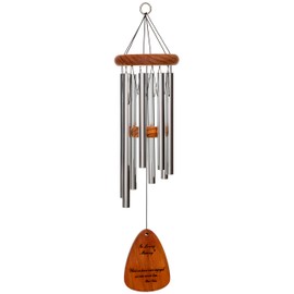 In Loving Memory 24-inch Windchime, Silver w/What we Have Once Enjoyed…