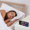 Upgraded Digital Alarm Clock, LED Clock for Bedroom, Electronic Desktop