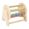 Wooden Rattle Rolling Drum Logic Thinking Hand Eye Coordination Safe