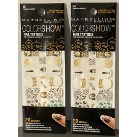 Maybelline New York X2 Maybelline Color Show Nail Tattoos THE FINICAL DISTRIC COLLECTION #50