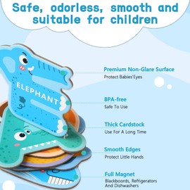 38PCS Magnetic Letters, Fridge Magnets for Kids, Magnetic Animals Alphabet Letters for Children, Educational Learning Alphabet Toys