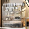 MOOCHI Professional Large Cosmetic Makeup Organizer Bathroom Storage Display Case