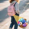 100 PCS Fuzzy Beads with Large Holes, Small Fluffy Beads