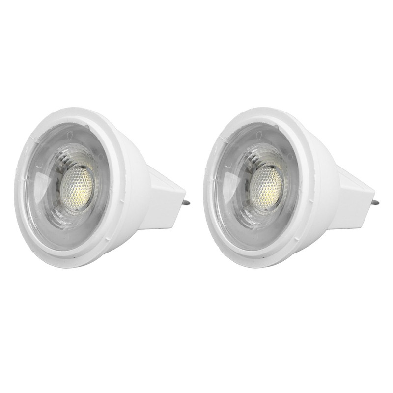 2Pcs MR11 Light Bulb High Brightness 3W 110V Faster Heat