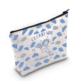 MNIGIU Winery Bachelorette Party Gift Bachelorette Club Cosmetic Bag Bachelorette Girls Trip Gift (NINE Bag)