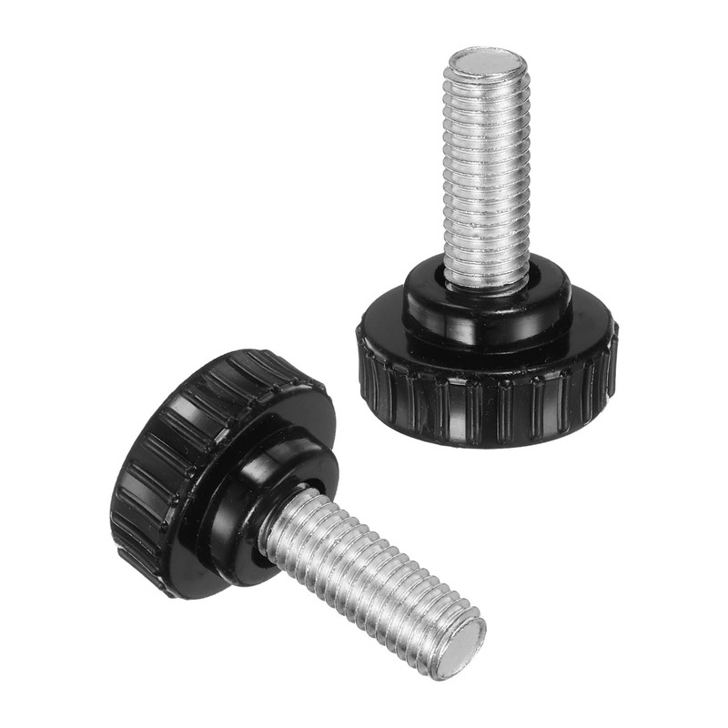 sourcing map 8pcs Knurled Clamping Knobs M10 x 25mm Metric