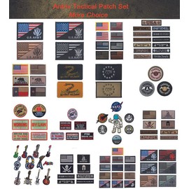 Antrix 2 Pack It is What It is Tactical Funny Biker Patch Full Embroidered Fastener Hook & Loop Applique Morale Emblem-3.75x1 inch