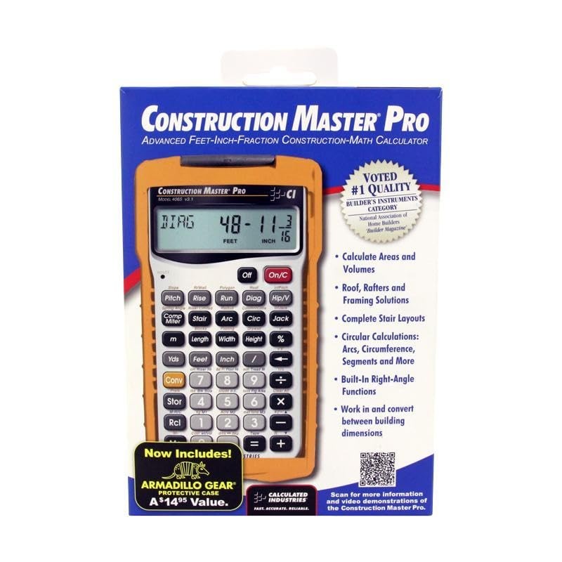 Calculated Industries Construction Master Pro Metric Conversion Dimensional Calculator 4065