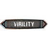 ANY AND ALL GRAPHICS Virility 4"x18" Pointed Ends Shaped Rusty