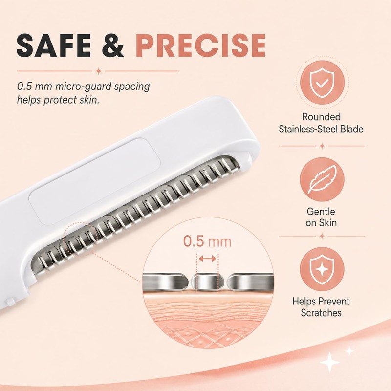 12 Pack Replacement Blades for Finishing Touch Flawless Dermaplane Glo