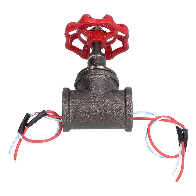 Vintage 3/4in Stop Valve Rotating Light Switch with Electric Wire