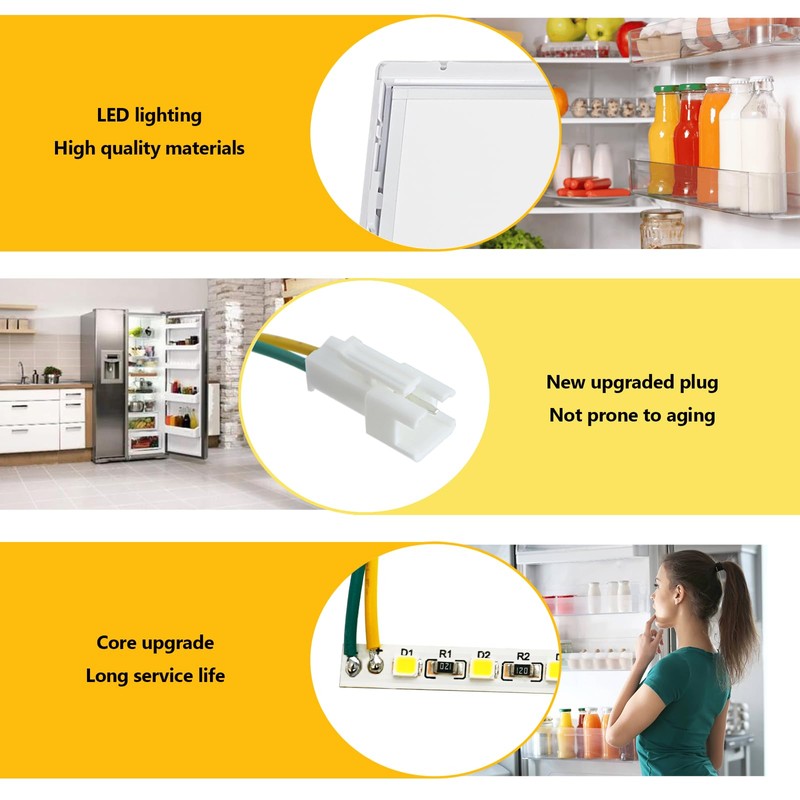 W11048980 refrigerator LED light assembly, suitable for Whirlpool WRQA59CNKZ and