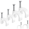 200 Pcs Cable Clips & Wire Clips,8mm/10mm Cable Clamps,Cord Clips,Tacks