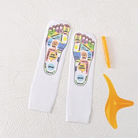 1 paar Größe 36-47 fußreflexzonen socken，massage socken，reflexzonen socken，fussreflexzonenmassage socken，akupressur socken