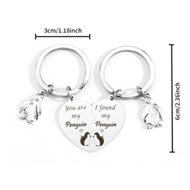 SPMatrix Penguin Gifts, Valentines Gifts for Her Him, Gifts for Couples,I Love You Gifts for Him Her,Engagement Gifts, Romantic Gifts for Her,Long Distance Relationship Gifts,Couple Gifts for Him Her