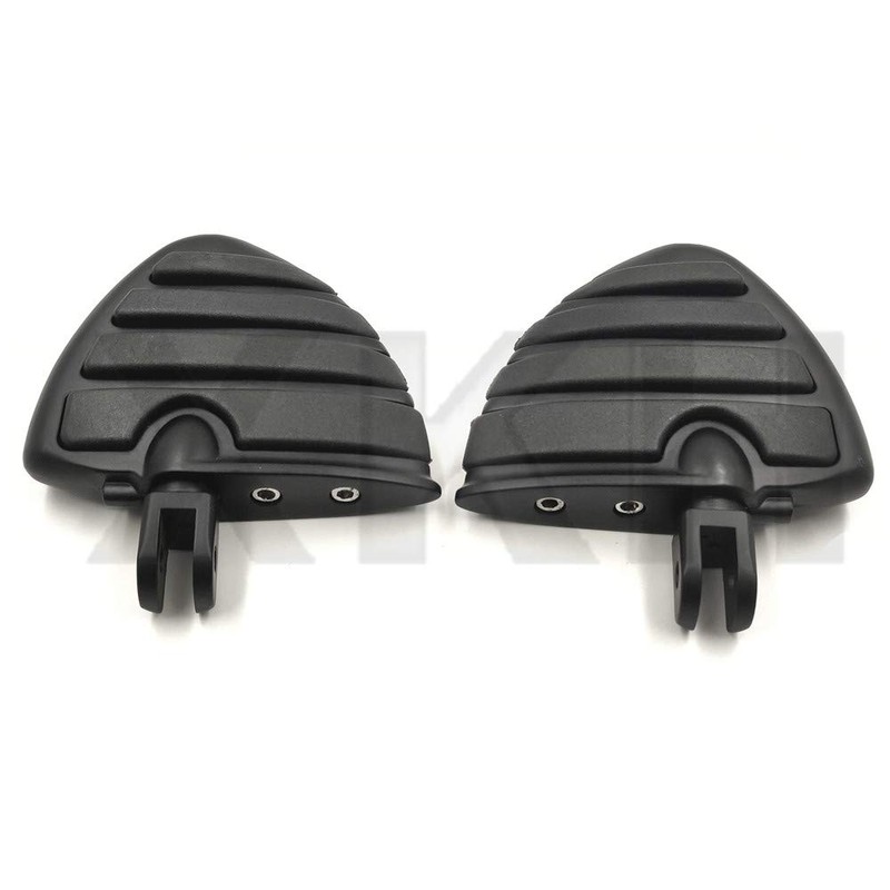 XKMT-Black Wing Mini Floorboards w/Adapters Compatible With Harley 2018-later FXBB