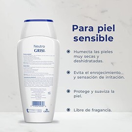 Crema corporal Grisi Neutro hipoalergénica 400 ml