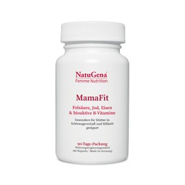 NatuGena MamaFit - Pregnancy & Breastfeeding - Folic Acid & Iron - 180