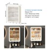 DASITON Wall Mounted Large Capacity Makeup Organizer,Dustproof Cosmetic Organizer,Bathroom Organizers