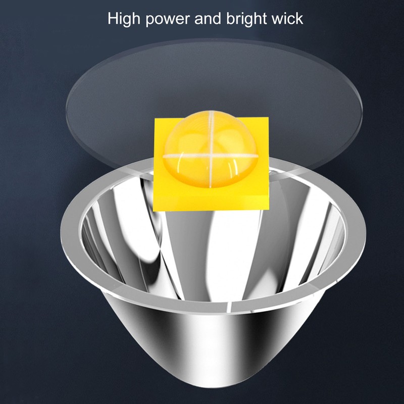 Rechargeable Flashlights Irradiation Distance Far Long Battery Life 3 Levels