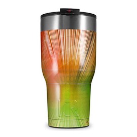 WraptorSkinz Skin Wrap compatible with 2017 and newer RTIC Tumblers 30oz Bent Light Orangish (TUMBLER NOT INCLUDED)