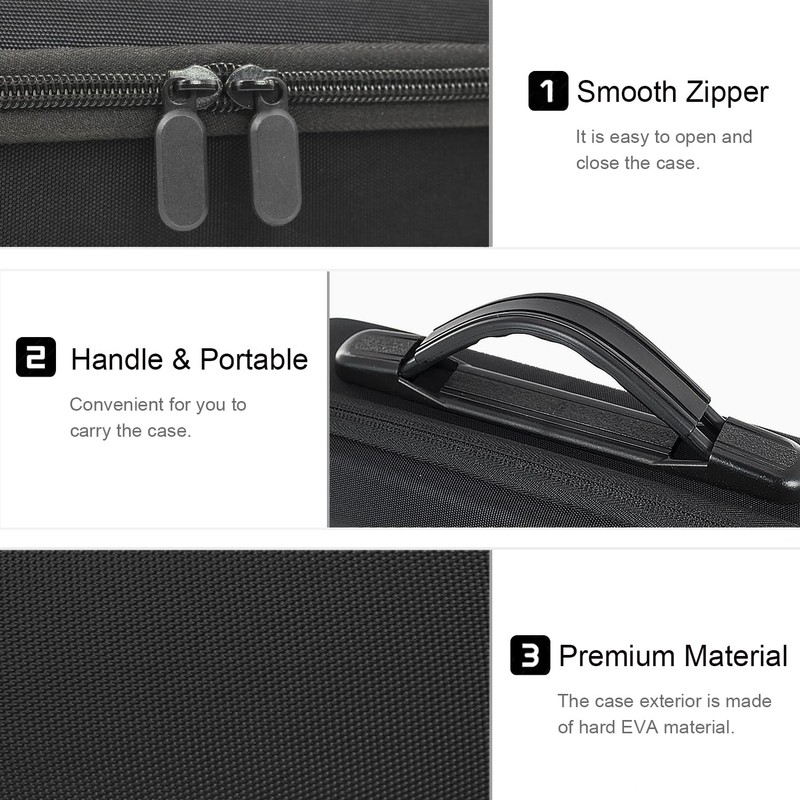 YIIWAY Hard Travel Case Compatible with Insta360 X5 / X4