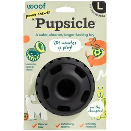 WOOF Power Chewer Pupsicle - Durable, Long-Lasting Dog Chew Toys for Aggressive Chewers - Keep Your Pup Busy - Easy to Clean - Toys for Medium and Large Dogs 25-75 lbs