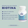 Biotina 10,000 Mcg 60 Caps Fortalece Cabello, Piel Y Uñas
