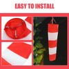Yardwe Windsock 60cm Airport Windsock Rip-stop Wind Direction Measurement Sock
