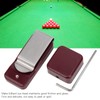 Asixxsix Snooker Chalk Holder, Lightweight Snooker Chalk Cover, Coffee Color