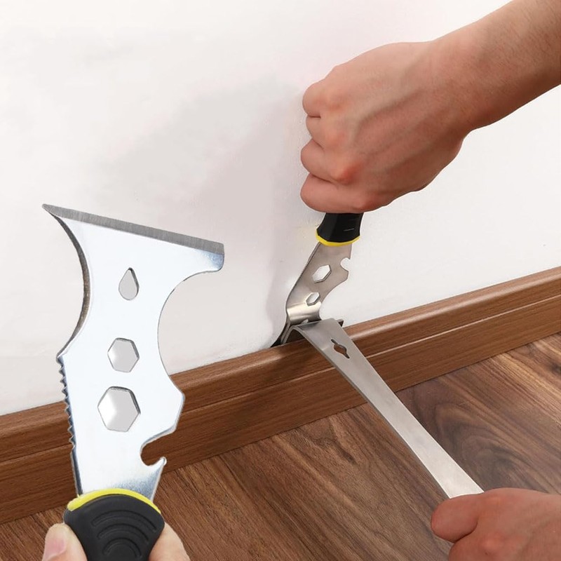 Scraper Tool, Stainless Steel 13-in-1 Painters Tool, Professional Multi Paint