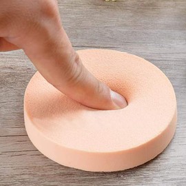 10 Stück Gesichtsbemalungsschwamm, Latexschwamm, NR Schwämme, trocken und nass, Dual-Use Teint rund