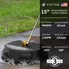 FOTING 15" Pressure Washer Surface Cleaner Attachment, 4000 PSI 3.0GPM