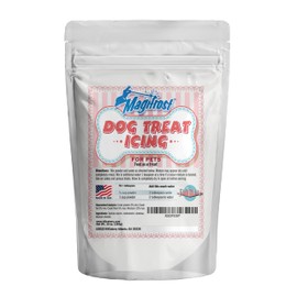 K9Cakery Magifrost Icing for Dog Treats - Create Vibrantly and Dog-Safe Delights | Made in The U.S.A. | Simple Ingredients and Convenient | Gluten and Grain-Free Perfect for Dog Treat (10oz)