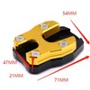 ISEFUJI Universal Universal Bike Side Stand Plate Kickstand Plate for