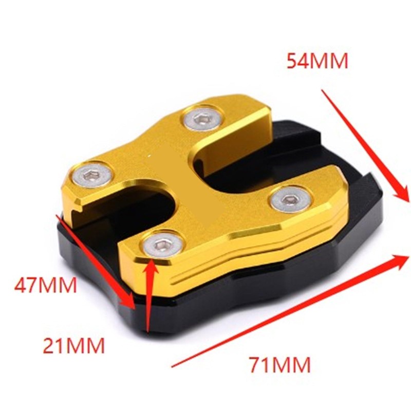 ISEFUJI Universal Universal Bike Side Stand Plate Kickstand Plate for