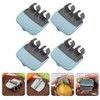 Kichvoe Vegetable Peeler 4pcs Finger Grips Peeler Palm Peeler Finger