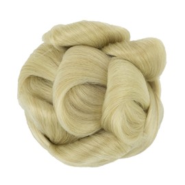 IMISSU Braided Mess Curly Chignon Dancer Hair Cover Donut Hairpieces Scrunchies Hair Buns Wig Updo for Party (Dirty Blonde)