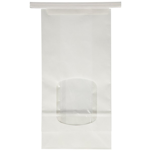 25 1 Lb. Bakery Bag w/ Window Tin Tie White
